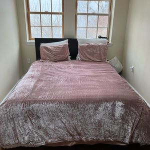 West Elm Velvet Duvet